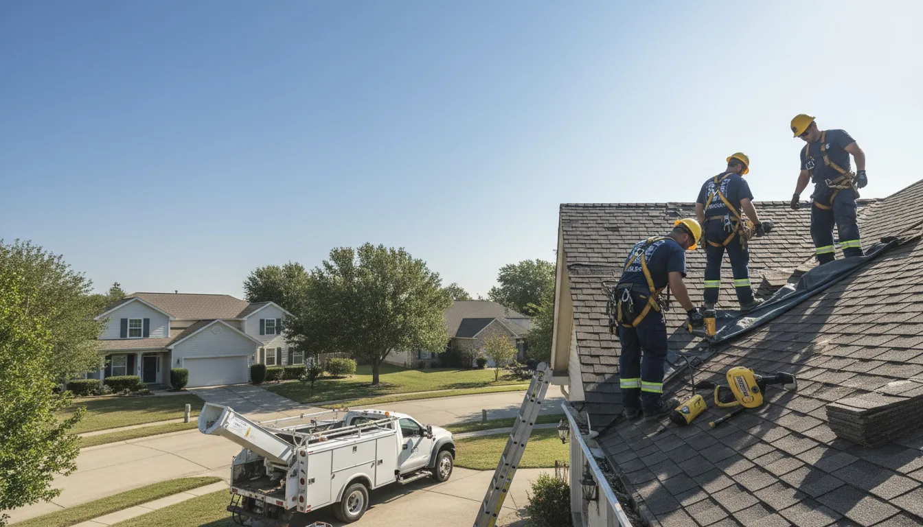 Hail Damage Roof Repair in Maryland Heights, MO